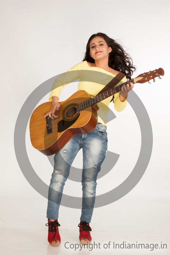 Girl Playing Guitar