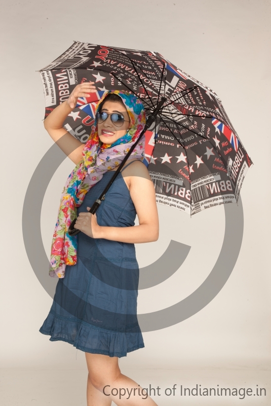 Girl Enjoying Rains