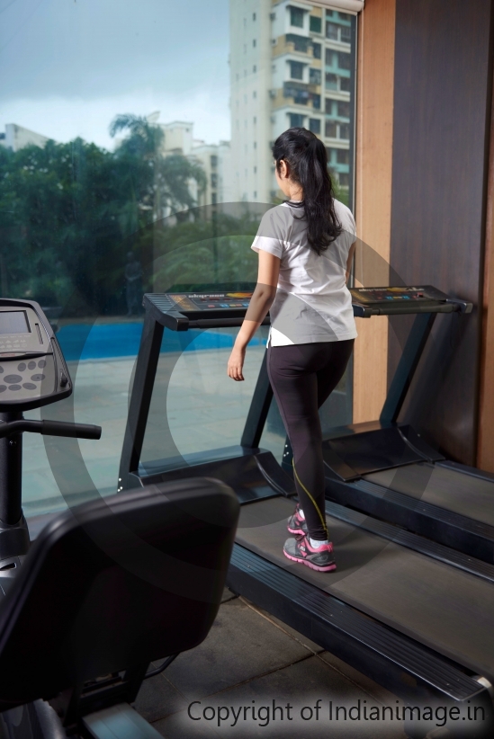 Running on Treadmil